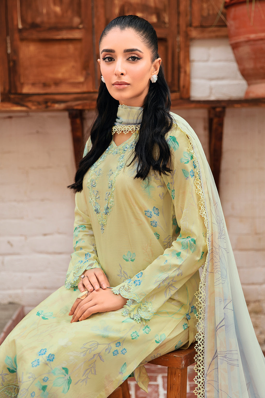 Ramsha | Rangrez Lawn Collection | N-407 - Pakistani Clothes for women, in United Kingdom and United States