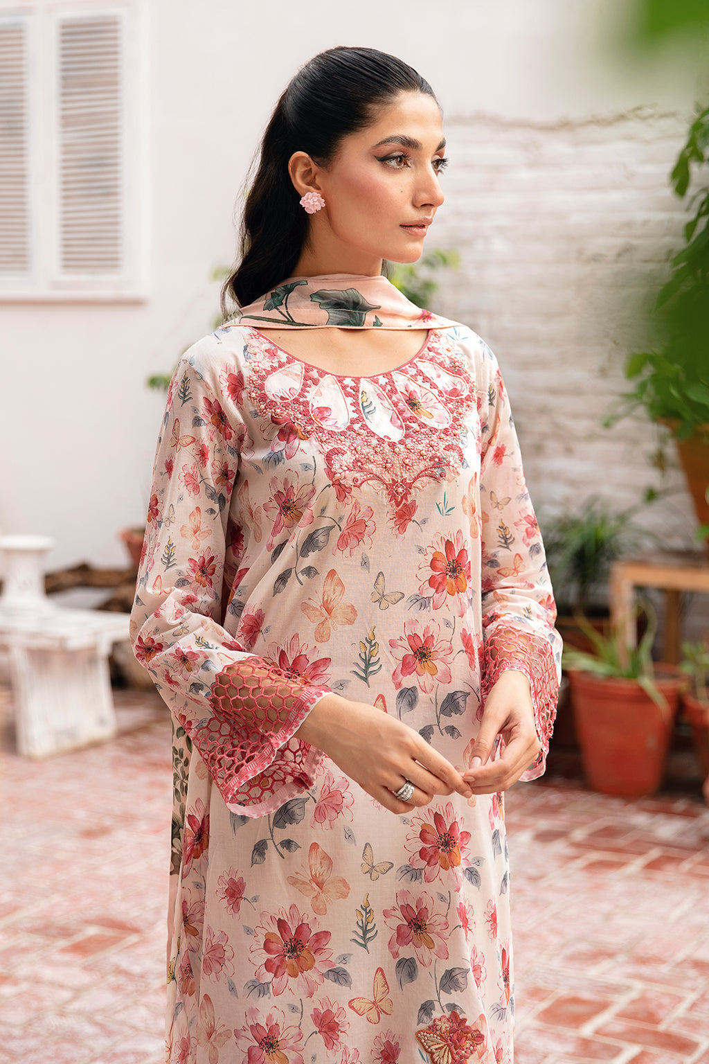 Ramsha | Rangrez Lawn Collection | N-406 - Pakistani Clothes for women, in United Kingdom and United States