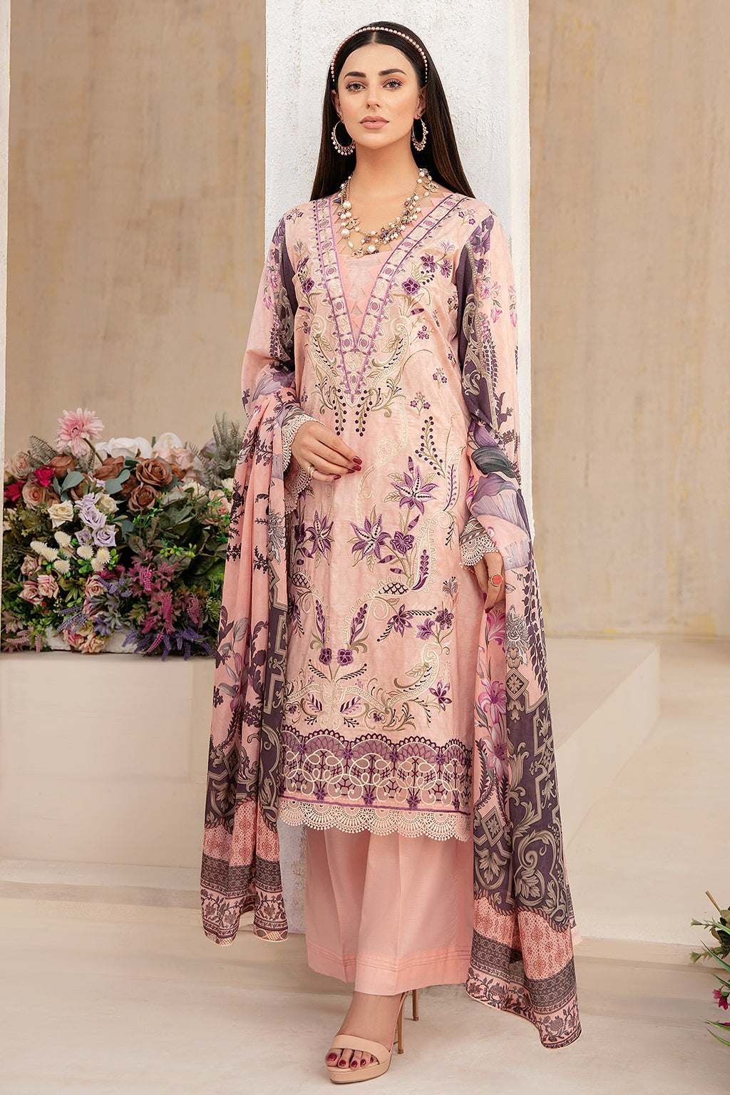 Ramsha | Rangrez Lawn Collection | N-306 - Pakistani Clothes for women, in United Kingdom and United States