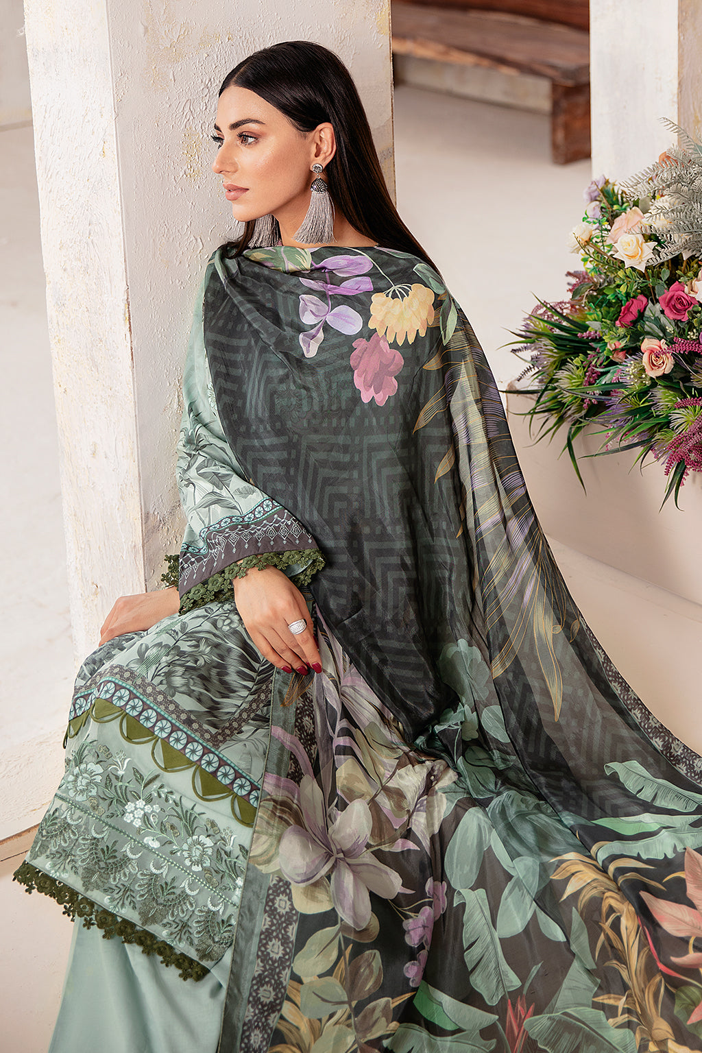 Ramsha | Rangrez Lawn Collection | N-301 - Pakistani Clothes for women, in United Kingdom and United States