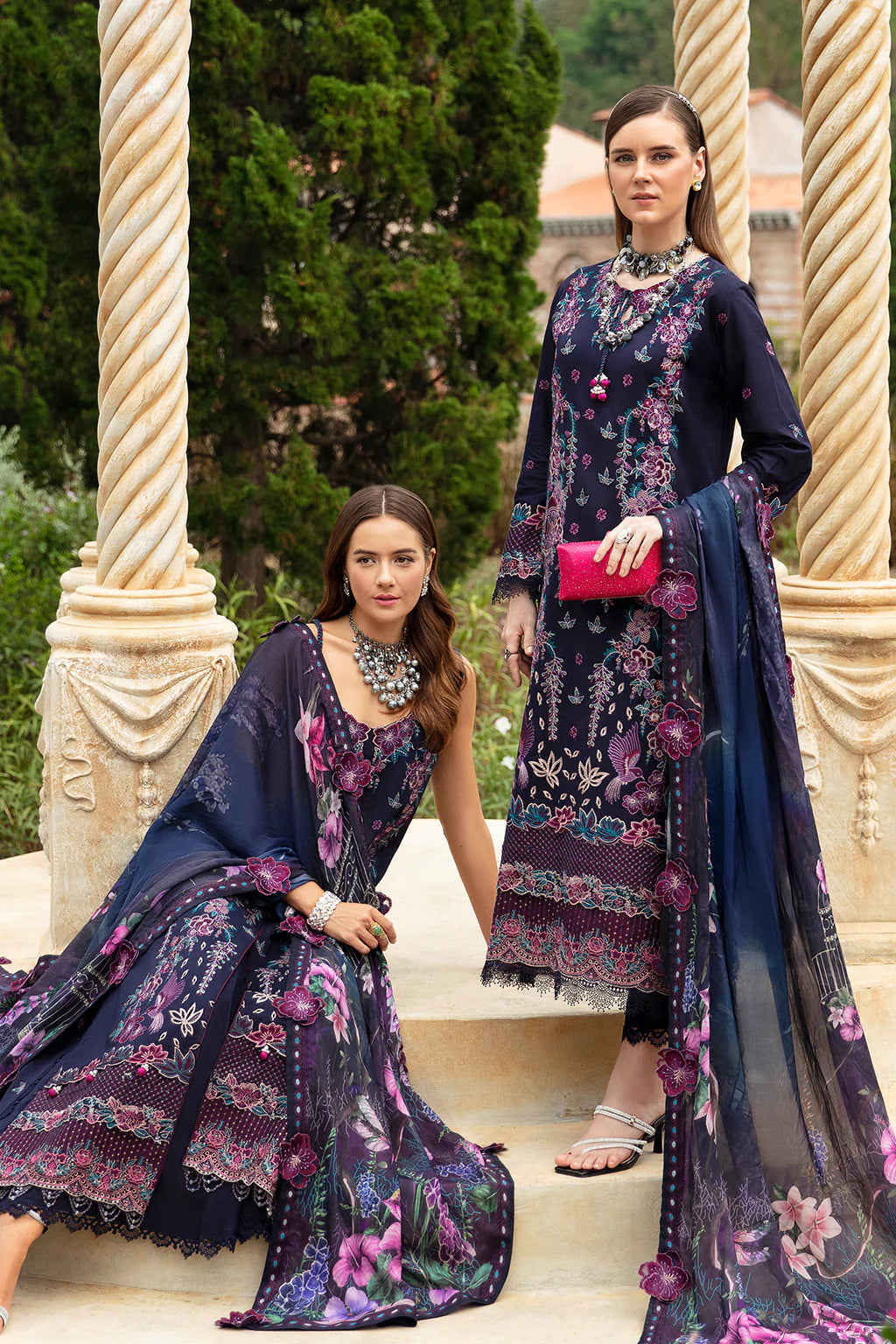 Ramsha | Andaz Collection | Deep Blue - Pakistani Clothes for women, in United Kingdom and United States