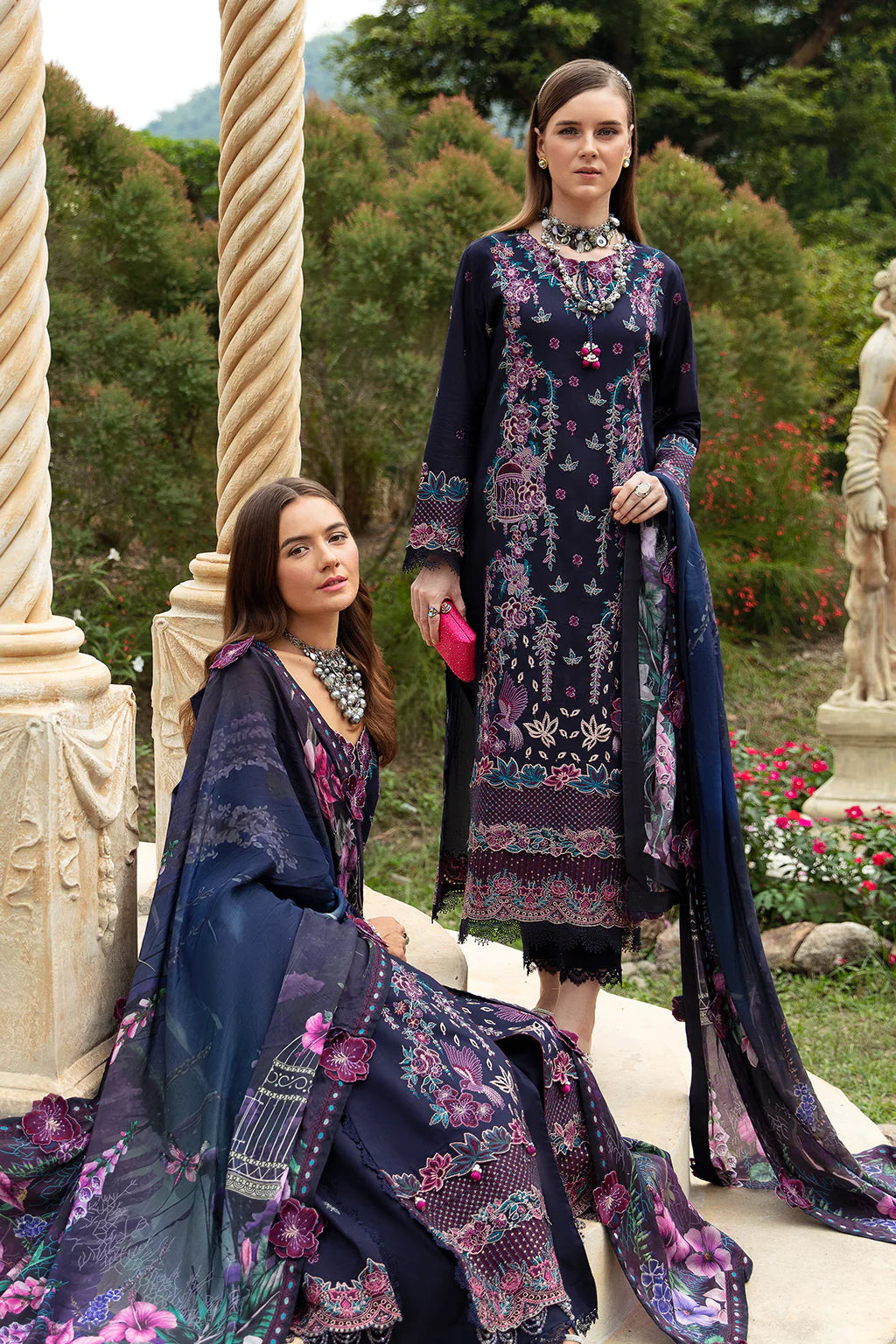 Ramsha | Andaz Collection | Deep Blue - Pakistani Clothes for women, in United Kingdom and United States