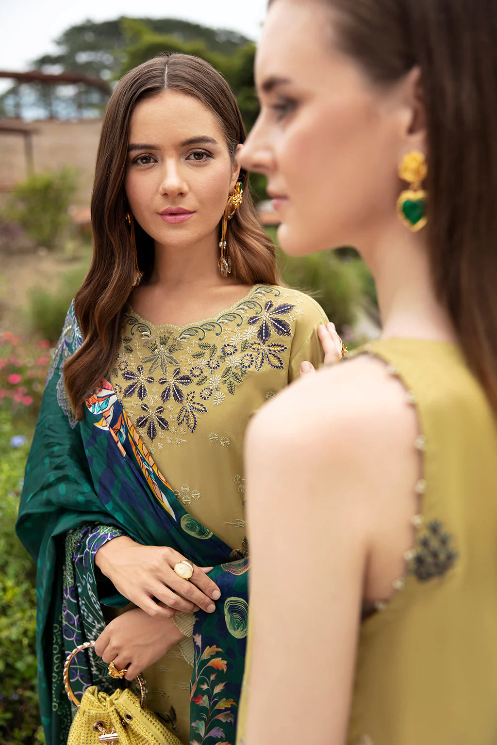 Ramsha | Andaz Collection | OLIVE GREEN - Pakistani Clothes for women, in United Kingdom and United States