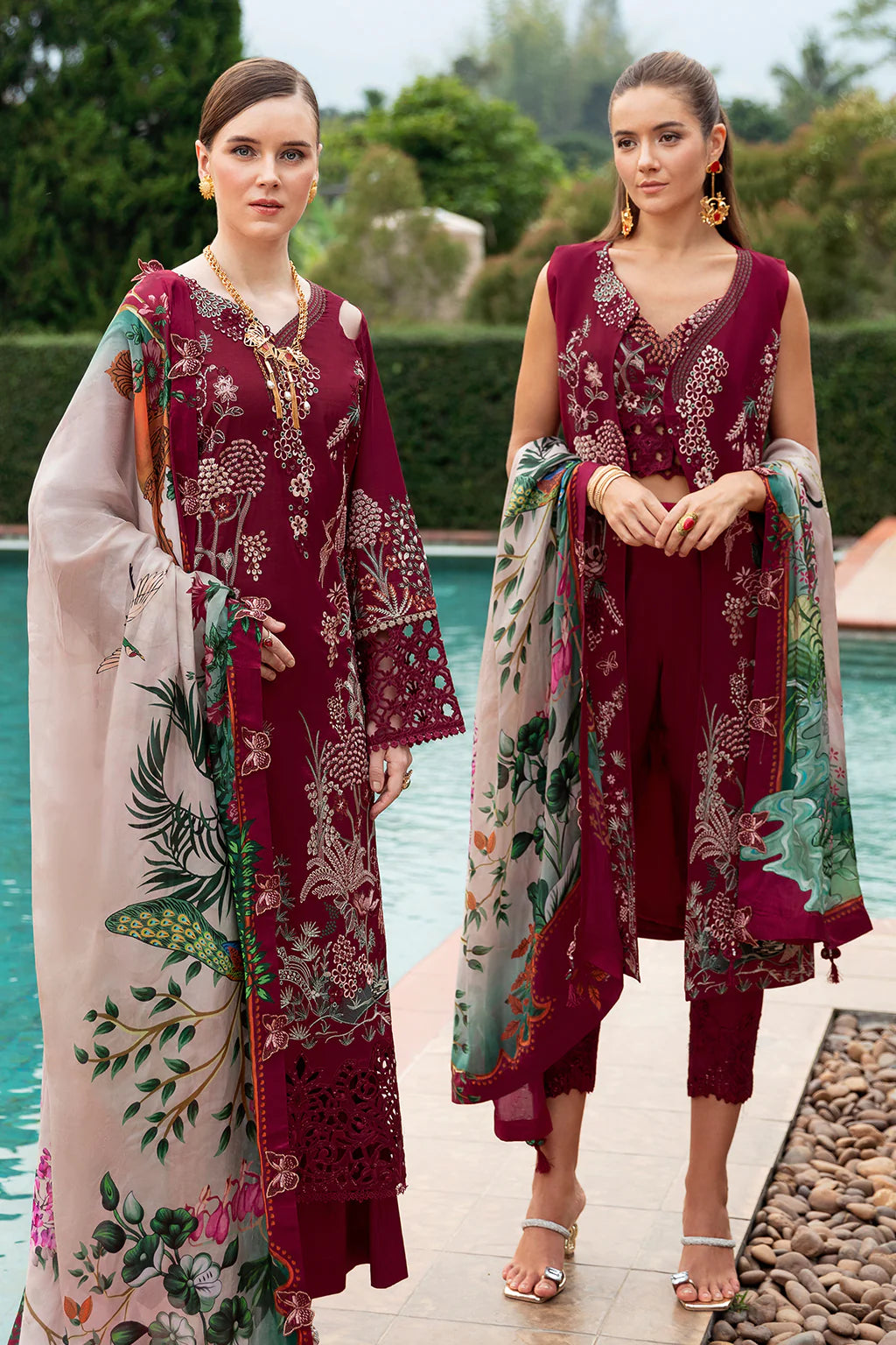 Ramsha | Andaz Collection | CRIMSON GLOW - Pakistani Clothes for women, in United Kingdom and United States