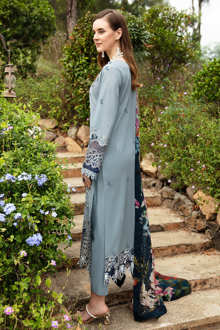 Ramsha | Andaz Collection | ALICE BLUE - Hoorain Designer Wear - Pakistani Ladies Branded Stitched Clothes in United Kingdom, United states, CA and Australia