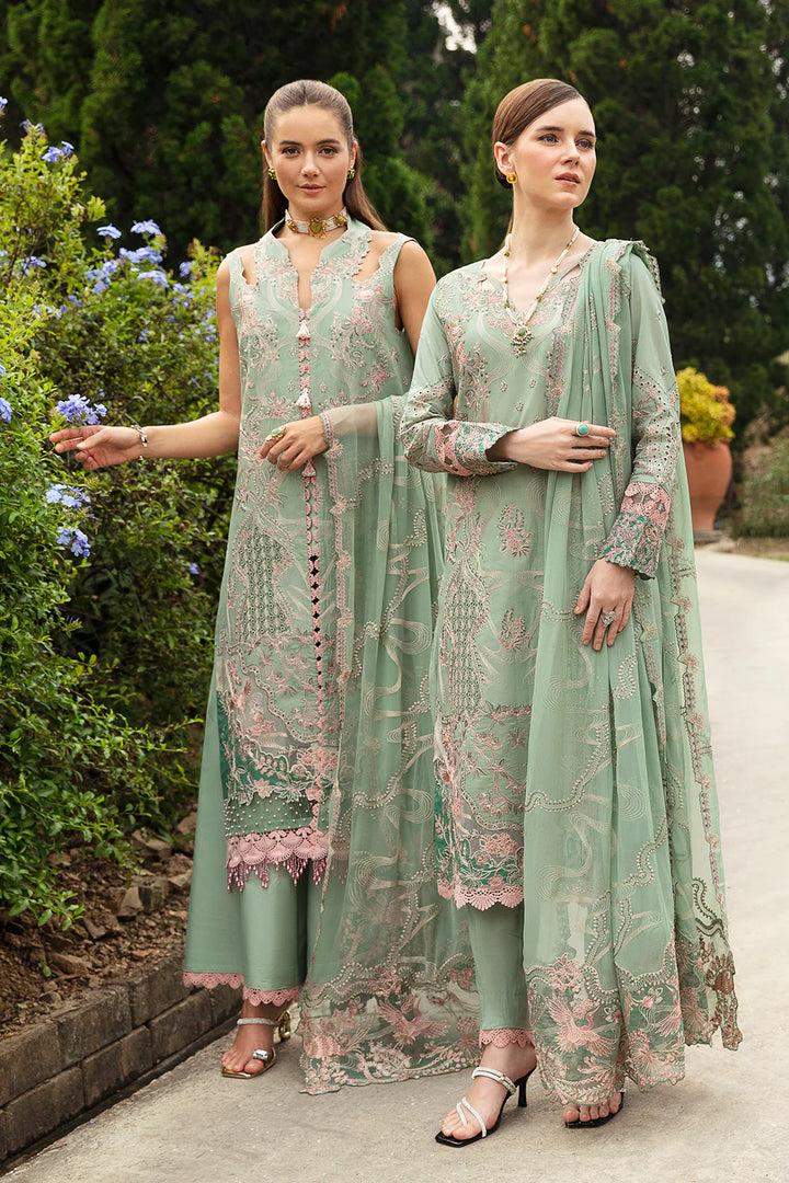 Ramsha | Andaz Collection | PASTEL GREEN - Hoorain Designer Wear - Pakistani Ladies Branded Stitched Clothes in United Kingdom, United states, CA and Australia