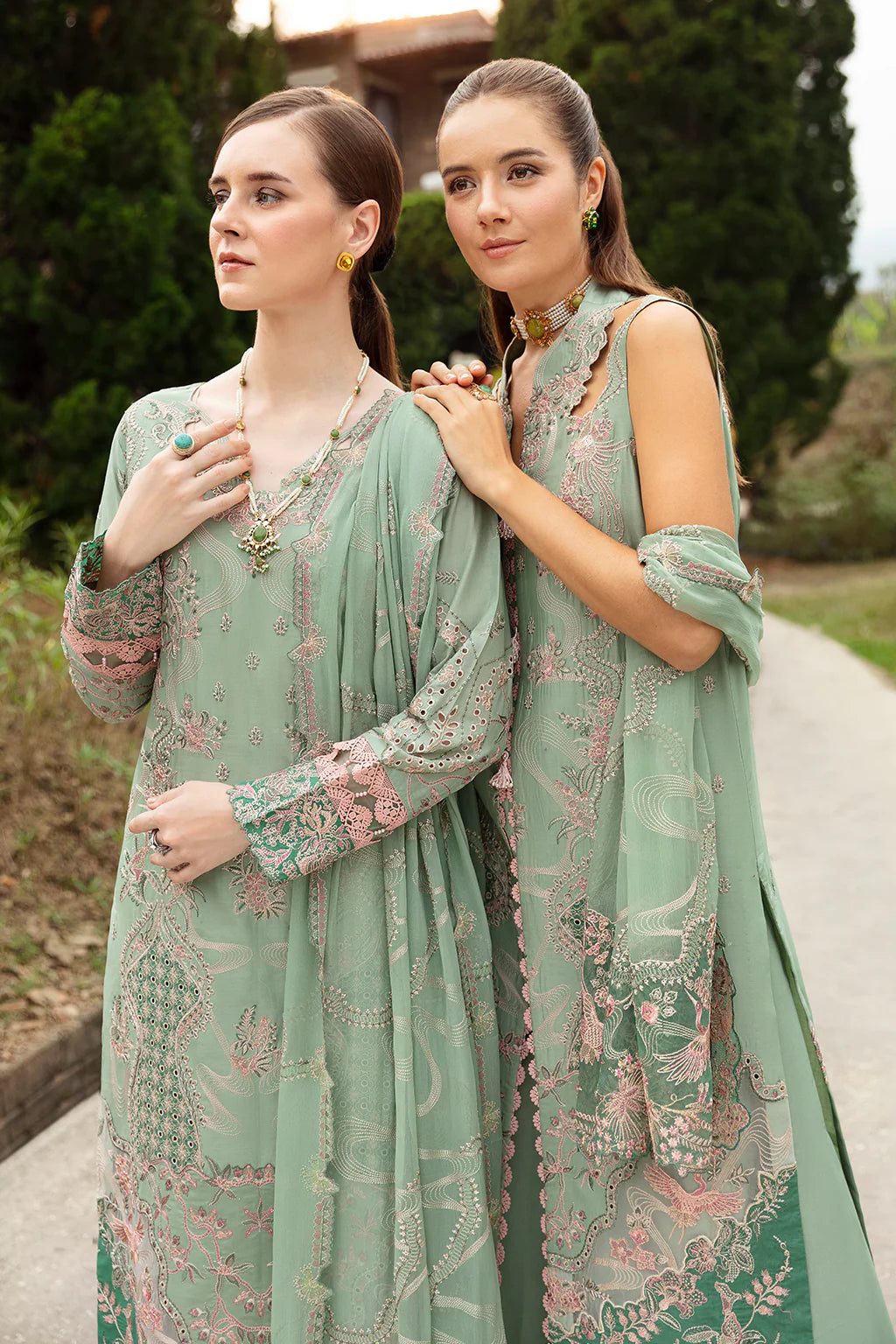 Ramsha | Andaz Collection | PASTEL GREEN - Pakistani Clothes for women, in United Kingdom and United States