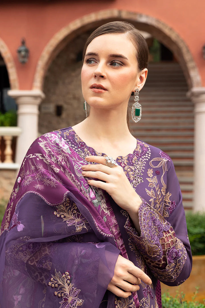 Ramsha | Andaz Collection | PURPLE SAPPHIRE - Hoorain Designer Wear - Pakistani Ladies Branded Stitched Clothes in United Kingdom, United states, CA and Australia