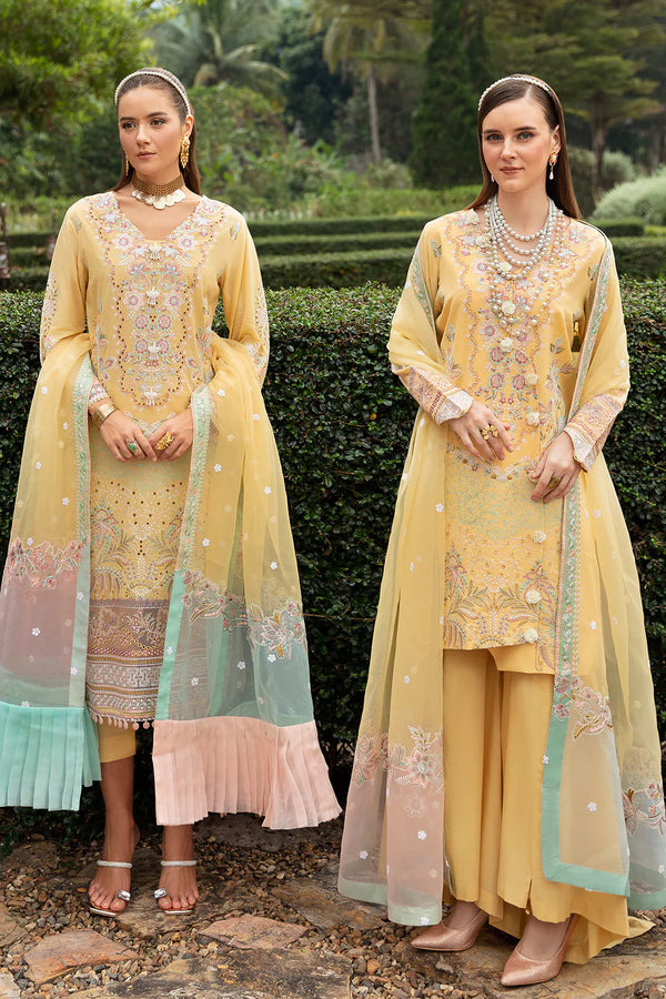 Ramsha | Andaz Collection | MELLOW YELLOW - Hoorain Designer Wear - Pakistani Ladies Branded Stitched Clothes in United Kingdom, United states, CA and Australia