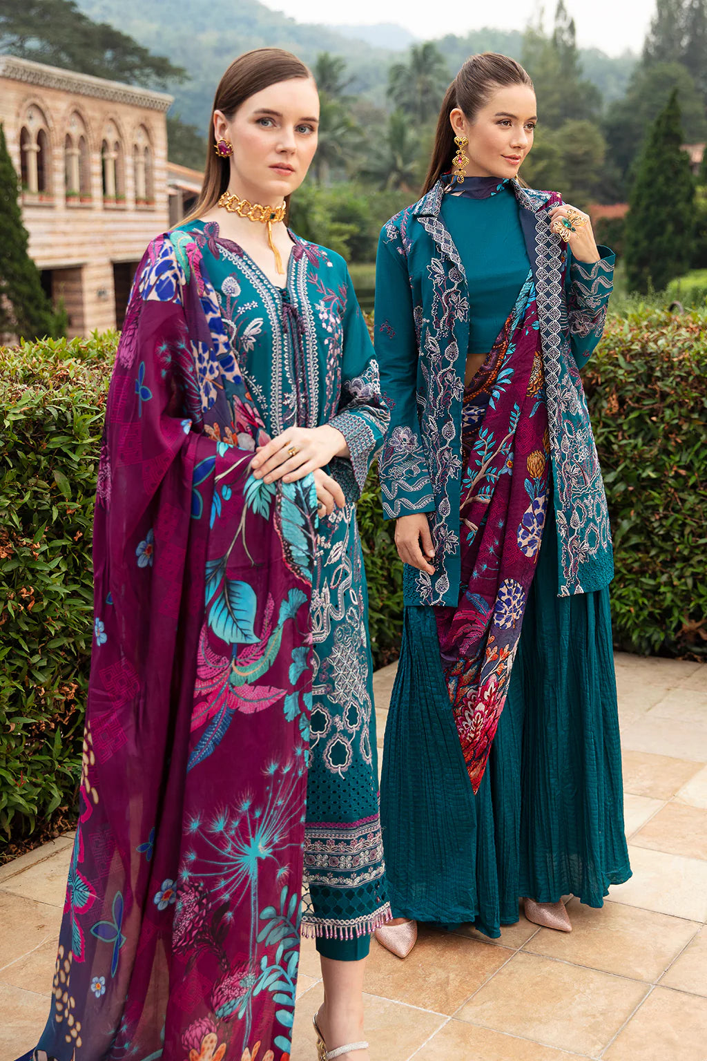 Ramsha | Andaz Collection | SEA BLUE - Pakistani Clothes for women, in United Kingdom and United States