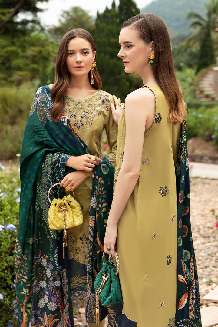 Ramsha | Andaz Collection | OLIVE GREEN - Hoorain Designer Wear - Pakistani Ladies Branded Stitched Clothes in United Kingdom, United states, CA and Australia