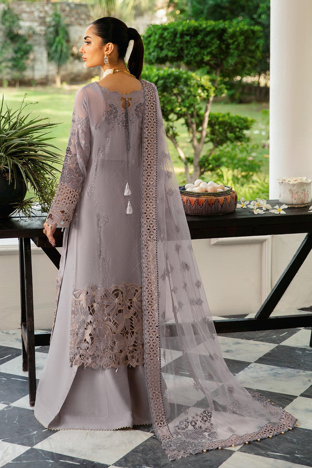 Ramsha | Dastak Luxury Chiffon Collection |  Q-104