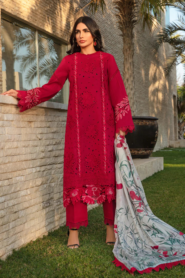 Rangrasiya | Carnation Summer 24 | Scarlet - Hoorain Designer Wear - Pakistani Ladies Branded Stitched Clothes in United Kingdom, United states, CA and Australia