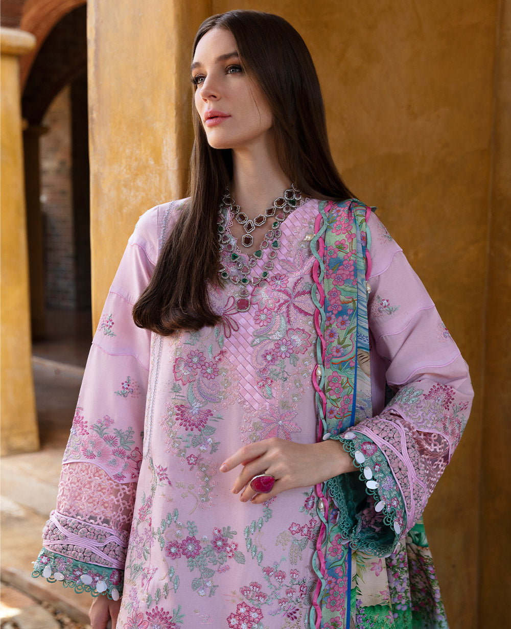 Republic Womenswear | Ilana Eid Luxury Lawn | Aveline - Pakistani Clothes for women, in United Kingdom and United States