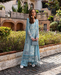 Republic Womenswear | Ilana Eid Luxury Lawn | Azure - Pakistani Clothes for women, in United Kingdom and United States