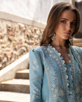 Republic Womenswear | Ilana Eid Luxury Lawn | Azure - Pakistani Clothes for women, in United Kingdom and United States