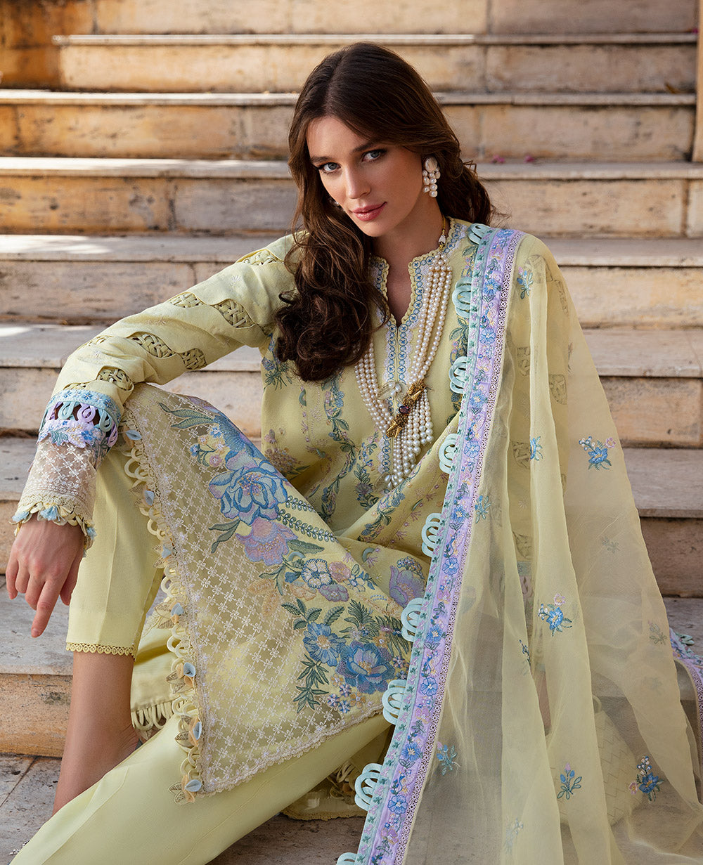 Republic Womenswear | Ilana Eid Luxury Lawn | Sylvie - Pakistani Clothes for women, in United Kingdom and United States