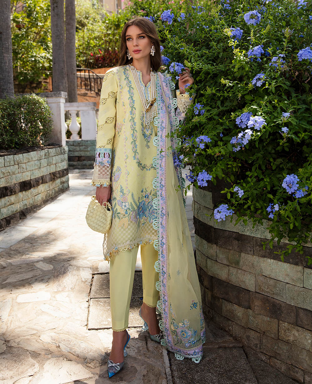 Republic Womenswear | Ilana Eid Luxury Lawn | Sylvie - Pakistani Clothes for women, in United Kingdom and United States