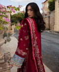 Republic Womenswear | Ilana Eid Luxury Lawn | Rouge - Pakistani Clothes for women, in United Kingdom and United States