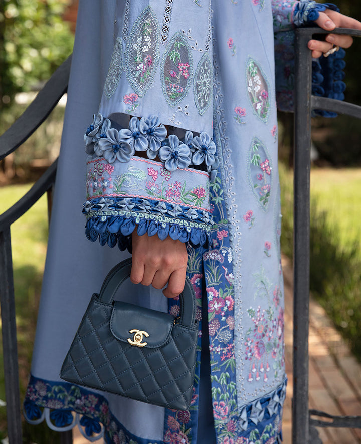 Republic Womenswear | Ilana Eid Luxury Lawn | Elodie - Hoorain Designer Wear - Pakistani Ladies Branded Stitched Clothes in United Kingdom, United states, CA and Australia