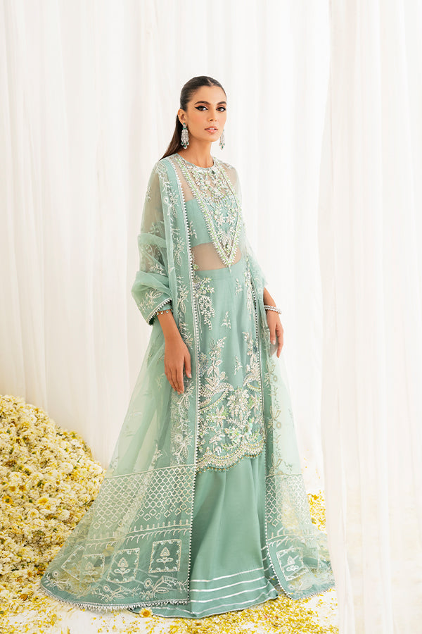 Saffron | Reveur Luxury Festive | SF-08 Aislin - Hoorain Designer Wear - Pakistani Designer Clothes for women, in United Kingdom, United states, CA and Australia