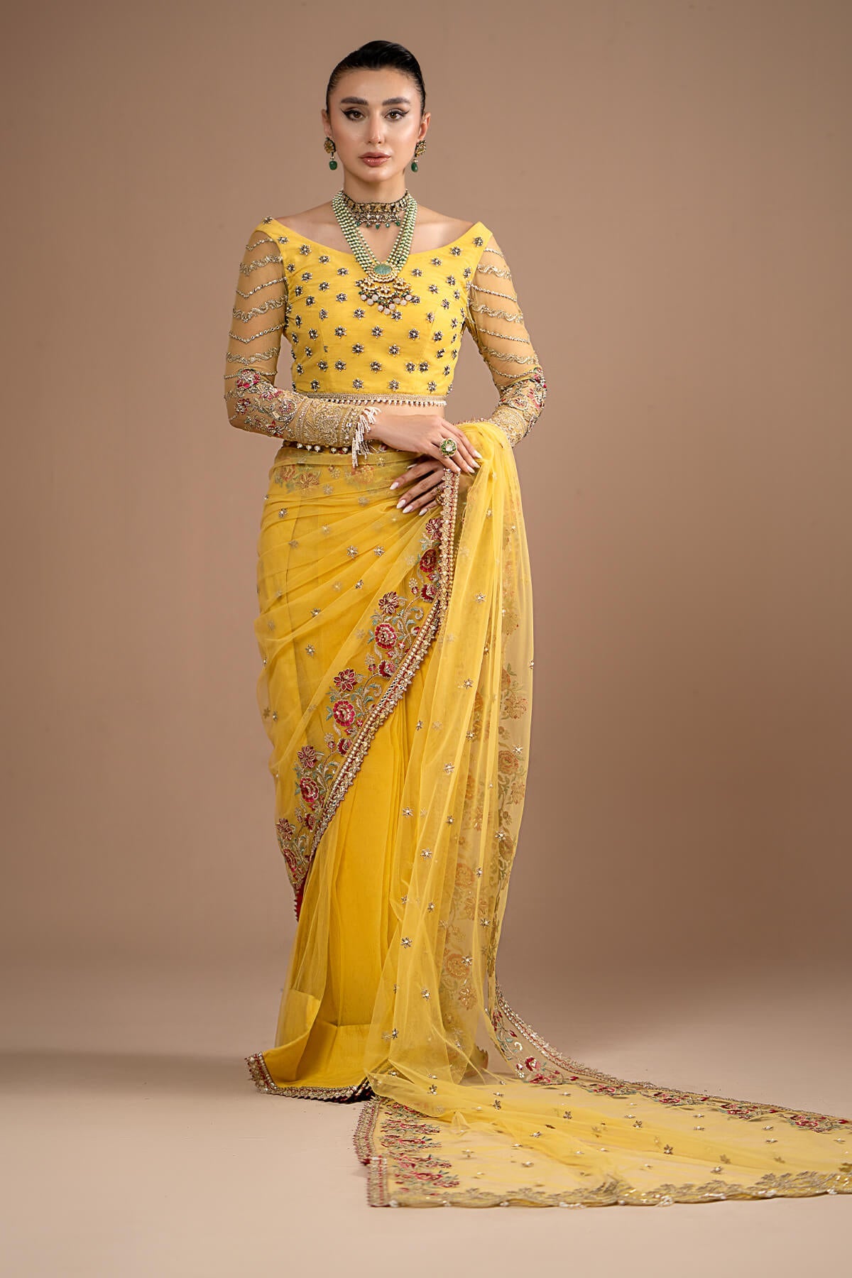 Imrozia Premium | Lumiere Luxury Sarees | 02 Lustrous Gold