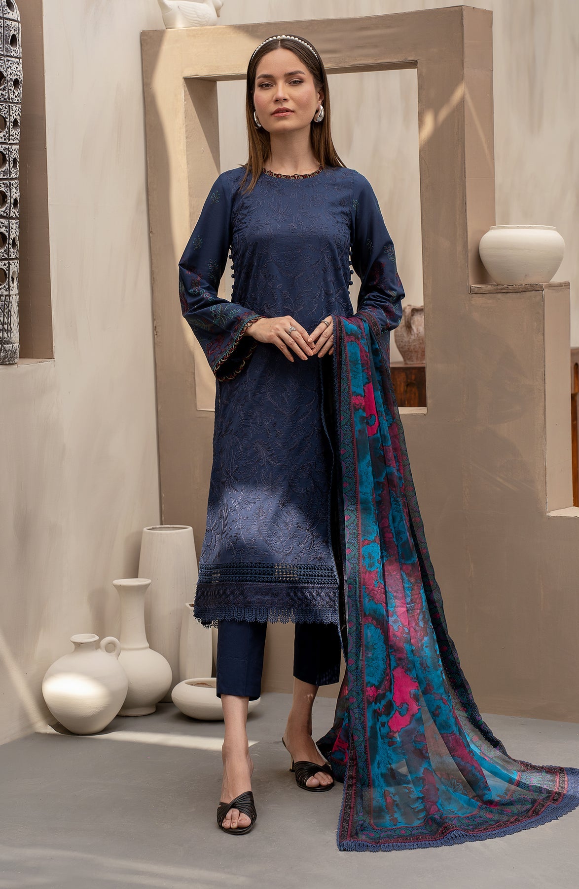 Zarif | Festive Lawn | ZFL 08 SEEMAL - Pakistani Clothes for women, in United Kingdom and United States