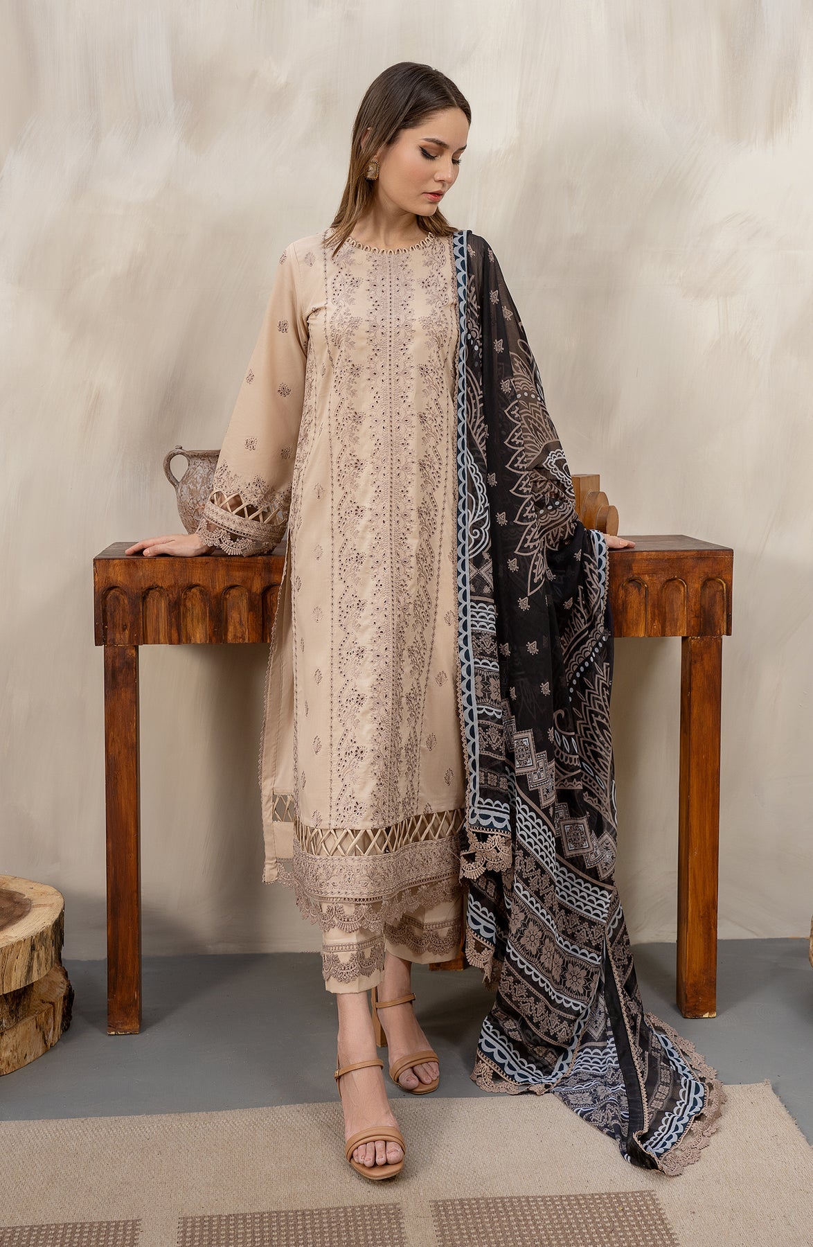 Zarif | Festive Lawn | ZFL 07 CHAMILA - Pakistani Clothes for women, in United Kingdom and United States