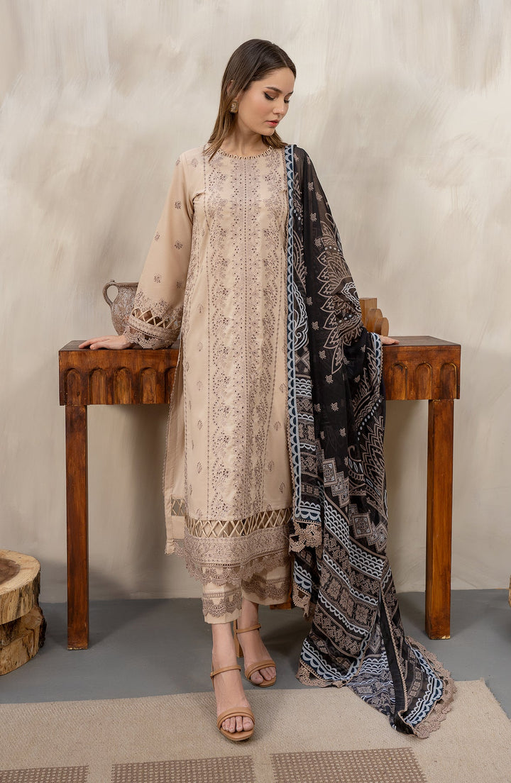Zarif | Festive Lawn | ZFL 07 CHAMILA - Hoorain Designer Wear - Pakistani Designer Clothes for women, in United Kingdom, United states, CA and Australia