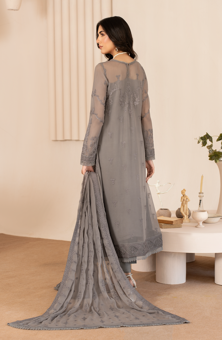 Zarif | Chiffon Edit  | ZL 05 AYMAH - Hoorain Designer Wear - Pakistani Designer Clothes for women, in United Kingdom, United states, CA and Australia