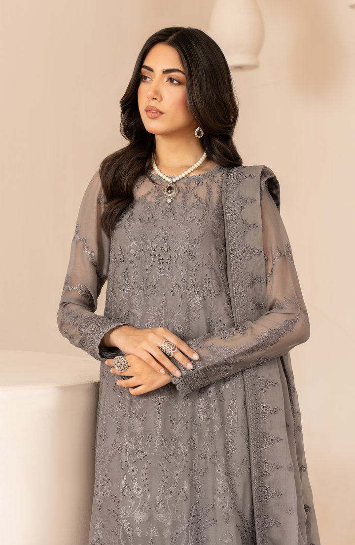 Zarif | Chiffon Edit  | ZL 05 AYMAH - Hoorain Designer Wear - Pakistani Designer Clothes for women, in United Kingdom, United states, CA and Australia