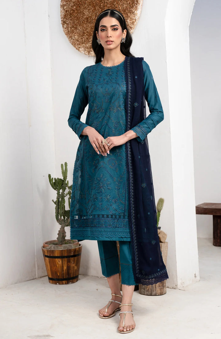 Zarif | Eid Lawn 24| ZL 07 MARINA - Hoorain Designer Wear - Pakistani Designer Clothes for women, in United Kingdom, United states, CA and Australia