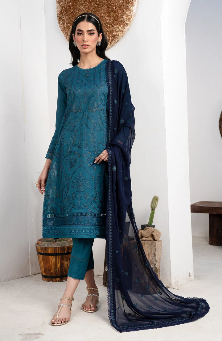 Zarif | Eid Lawn 24| ZL 07 MARINA - Hoorain Designer Wear - Pakistani Ladies Branded Stitched Clothes in United Kingdom, United states, CA and Australia
