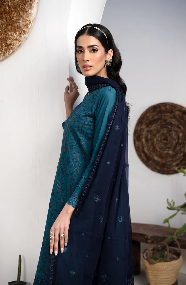 Zarif | Eid Lawn 24| ZL 07 MARINA - Hoorain Designer Wear - Pakistani Ladies Branded Stitched Clothes in United Kingdom, United states, CA and Australia