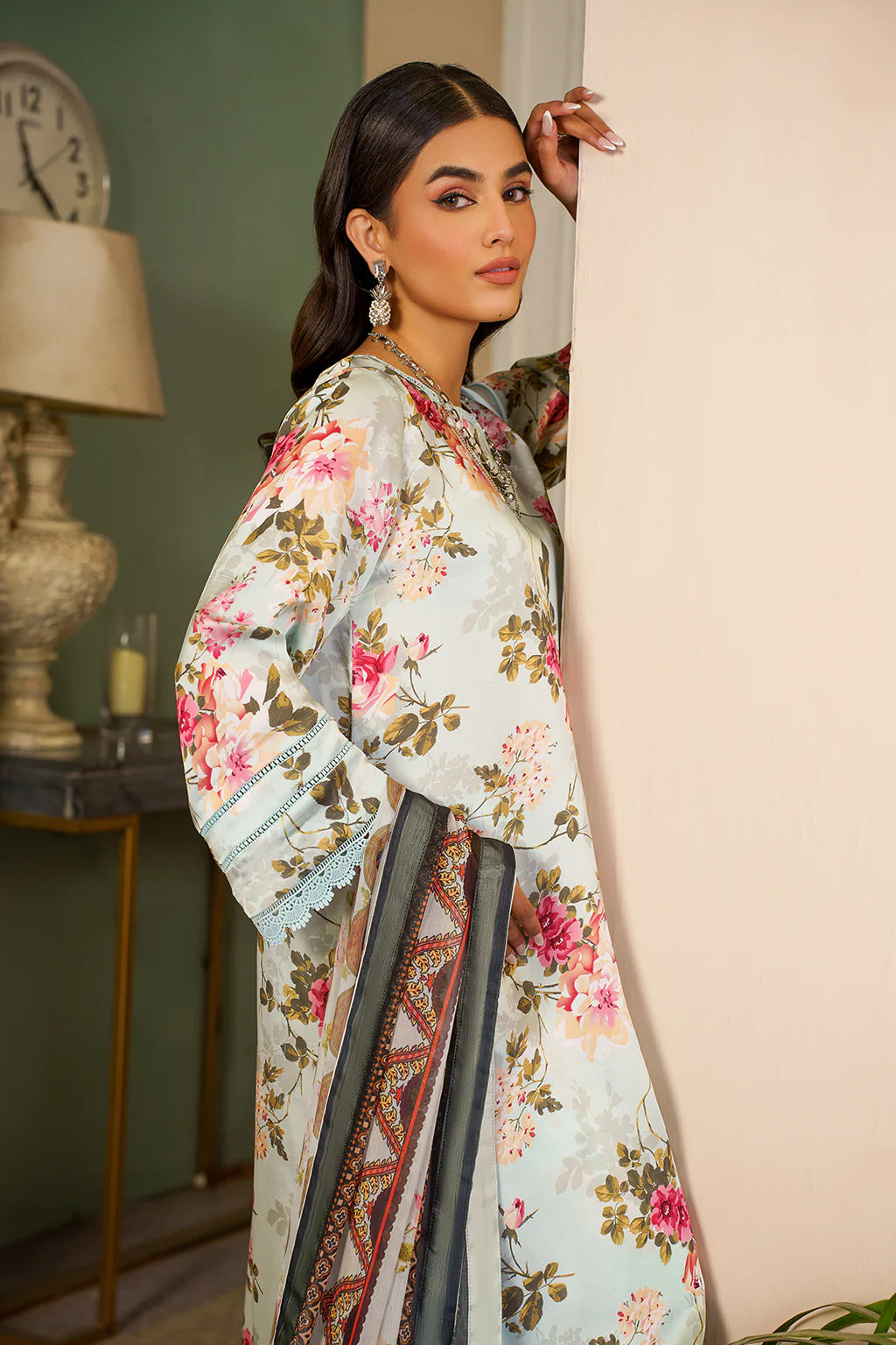 Zarif | Prints 24 | ZSP 02 AQUA - Pakistani Clothes for women, in United Kingdom and United States