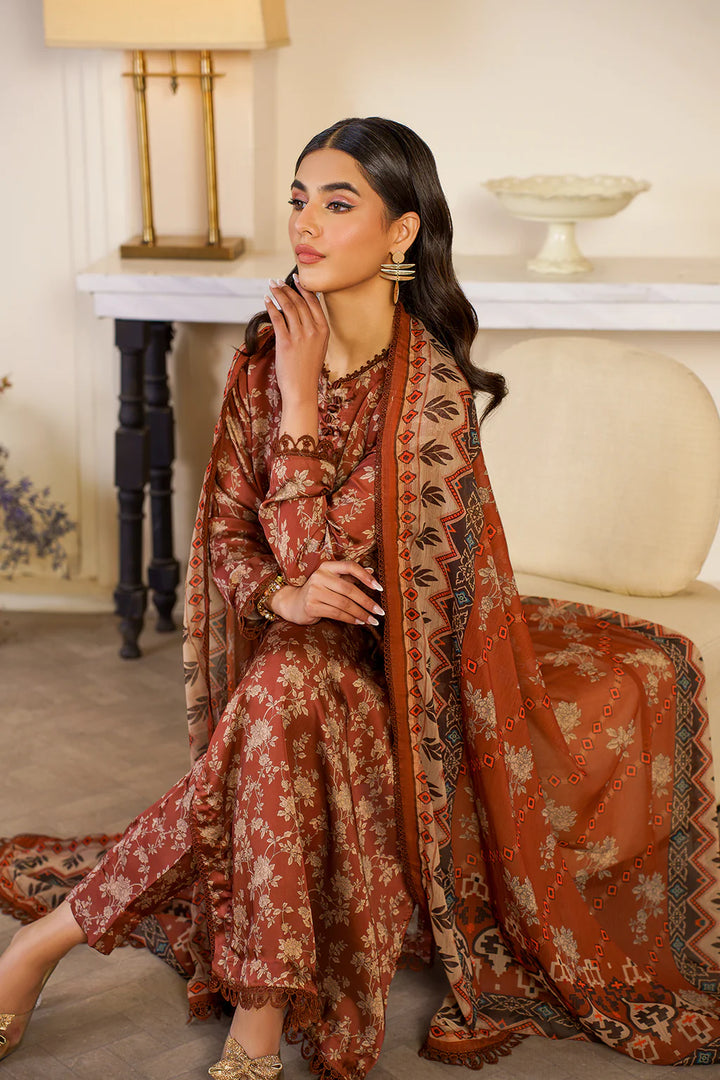 Zarif | Prints 24 | ZSP 06 BRONZE - Hoorain Designer Wear - Pakistani Ladies Branded Stitched Clothes in United Kingdom, United states, CA and Australia