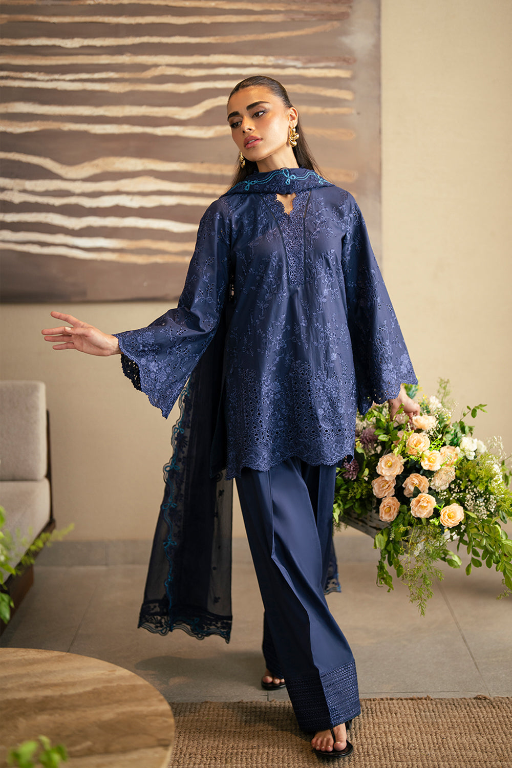 Azure | Luxury Lawn 26 | Sapphire Veil