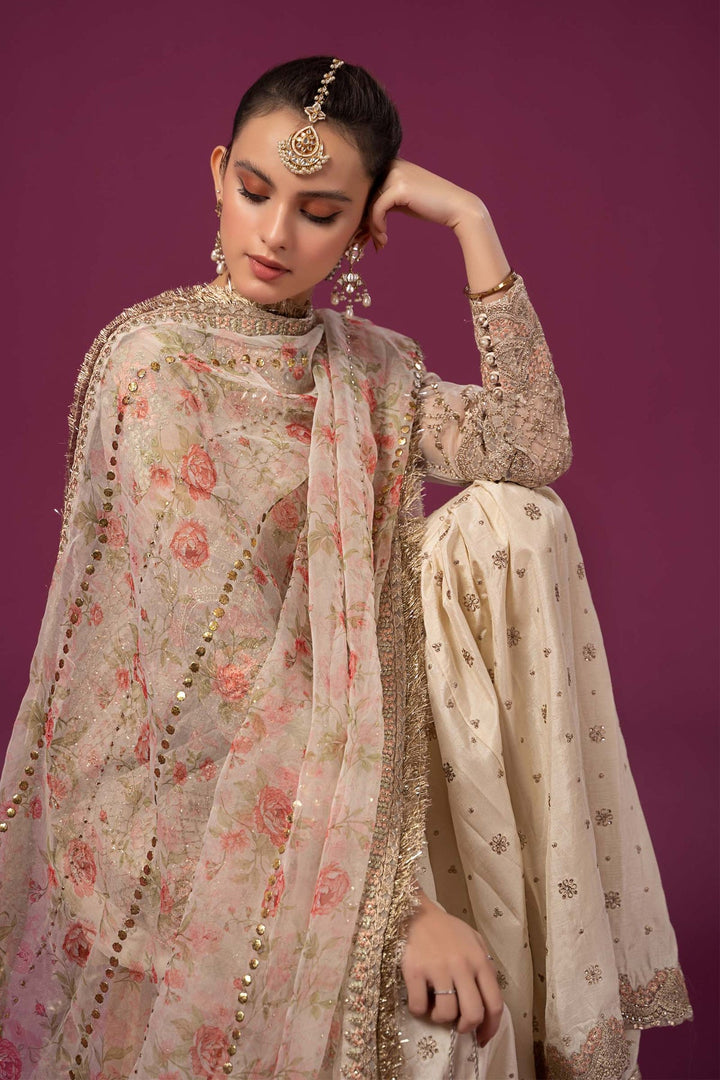 Maria B | Formal Wears | SF-EF24-01 - Hoorain Designer Wear - Pakistani Ladies Branded Stitched Clothes in United Kingdom, United states, CA and Australia