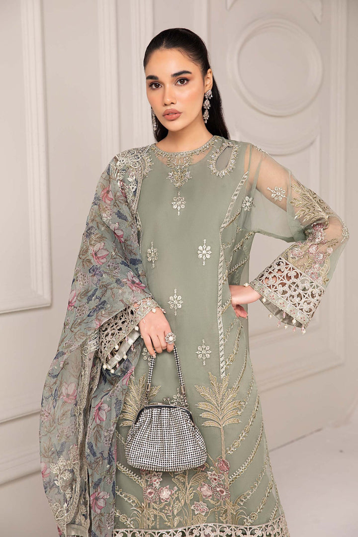 Maria B | Formal Wears | SF-EF24-12 - Hoorain Designer Wear - Pakistani Ladies Branded Stitched Clothes in United Kingdom, United states, CA and Australia