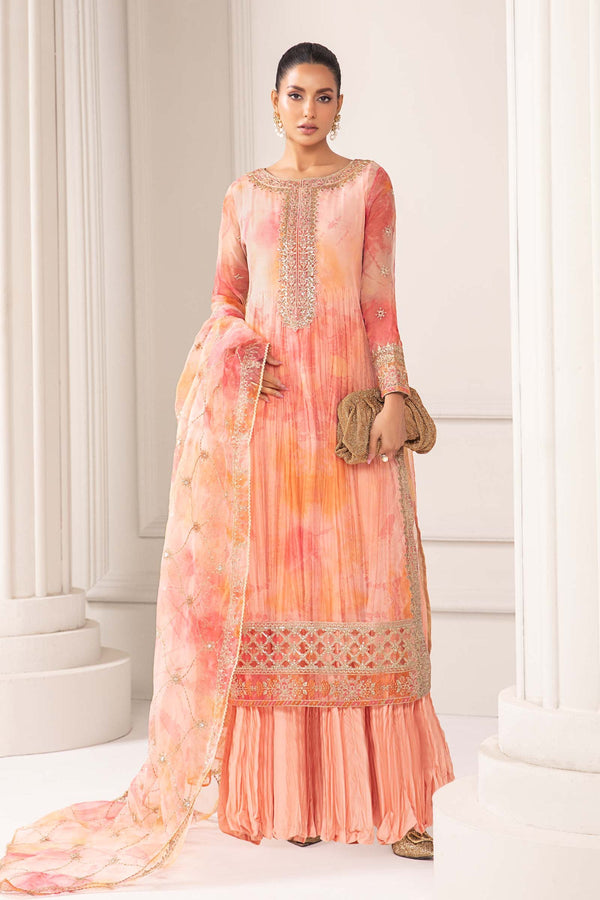 Maria B | Formal Wears |  SF-EF24-20S - Hoorain Designer Wear - Pakistani Ladies Branded Stitched Clothes in United Kingdom, United states, CA and Australia