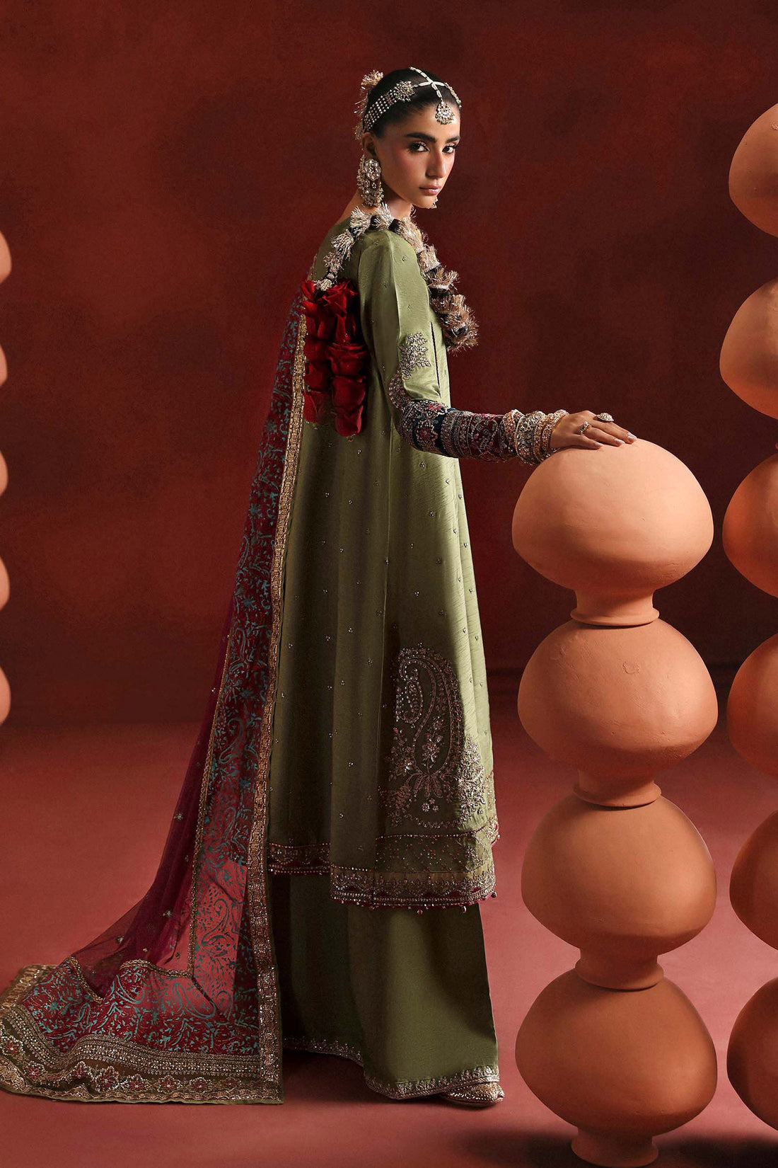 Maria B | Luxury Formals Pre Fall | SF-PF26-03-Green