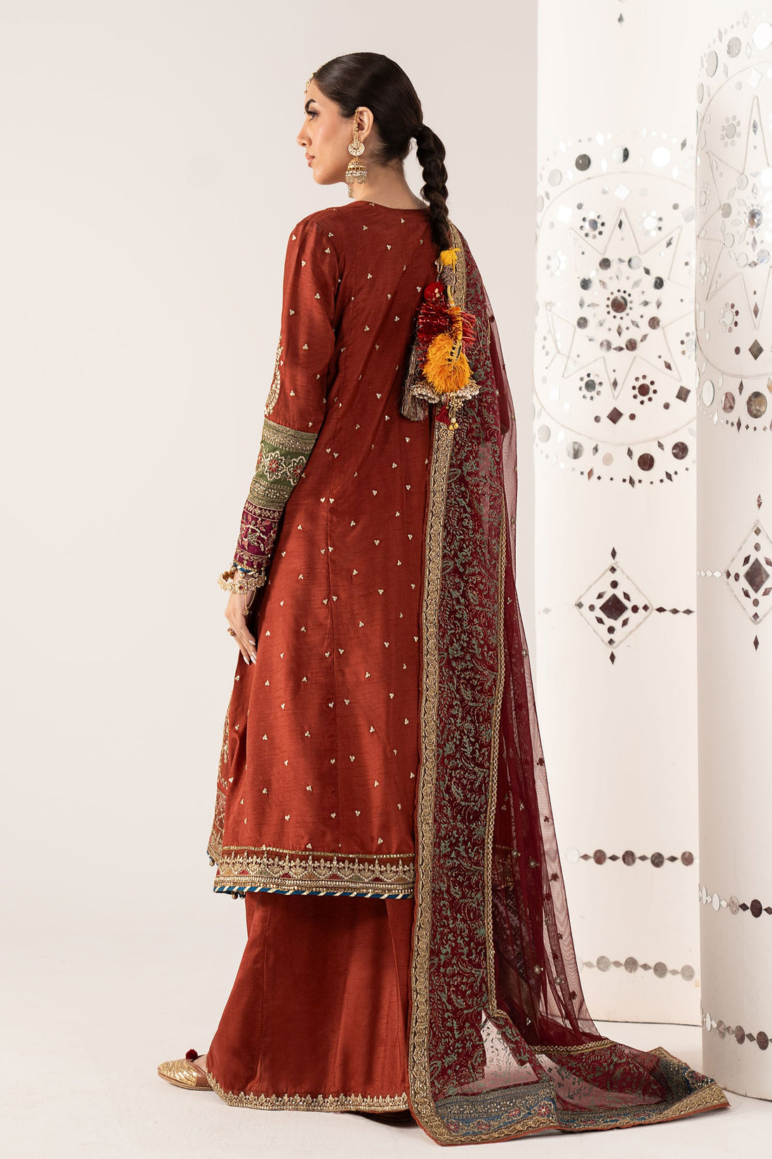 Maria B | Luxury Formals Pre Fall | SF-PF26-03-Mustard