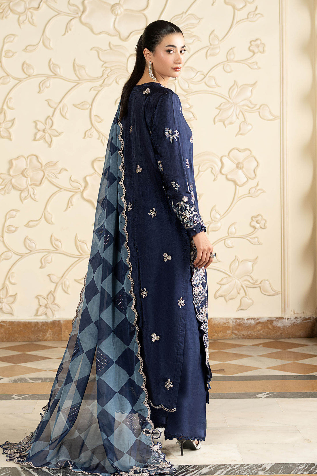 Maria B | Luxury Formals Pre Fall | SF-EA26-12-Blue