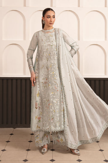 Maria B | Luxury Formals Pre Fall | SF-EA26-24-Ice Blue
