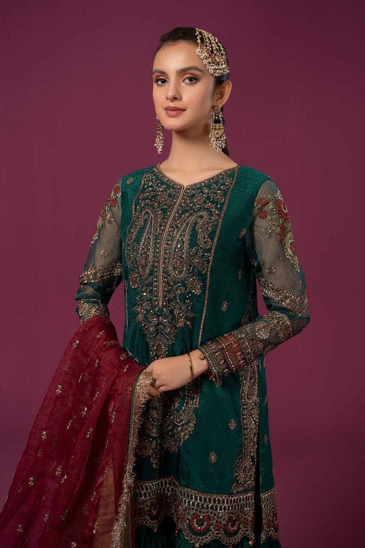 Maria B | Formal Wears | SF-EF24-15 - Hoorain Designer Wear - Pakistani Ladies Branded Stitched Clothes in United Kingdom, United states, CA and Australia