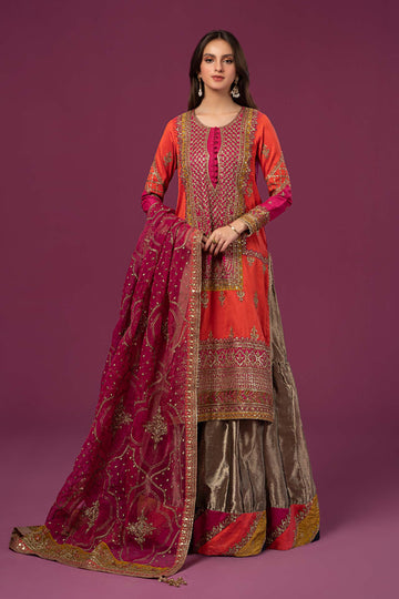 Maria B | Formal Wears | SF-EF24-27 - Hoorain Designer Wear - Pakistani Ladies Branded Stitched Clothes in United Kingdom, United states, CA and Australia