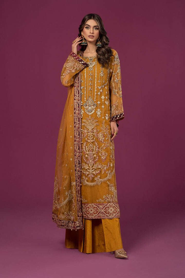 Maria B | Formal Wears | SF-EF24-45 - Hoorain Designer Wear - Pakistani Ladies Branded Stitched Clothes in United Kingdom, United states, CA and Australia