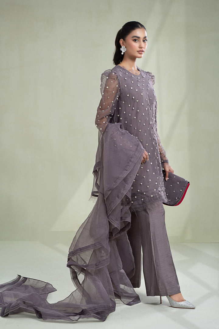 Maria B | Formal Wears | SF-PFW23-06 - Hoorain Designer Wear - Pakistani Ladies Branded Stitched Clothes in United Kingdom, United states, CA and Australia