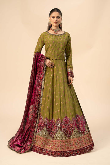 Maria B | Formal Wears | Raw Silk Suit | SF-W24-26