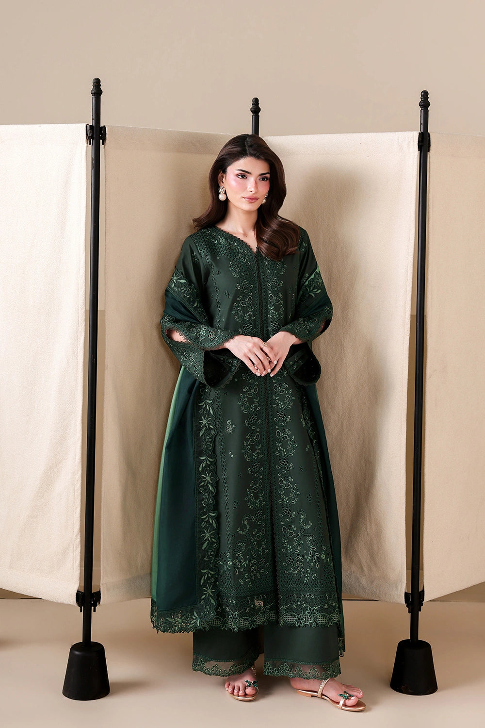Azure | Luxury Lawn 26 | Shades Of Emerald